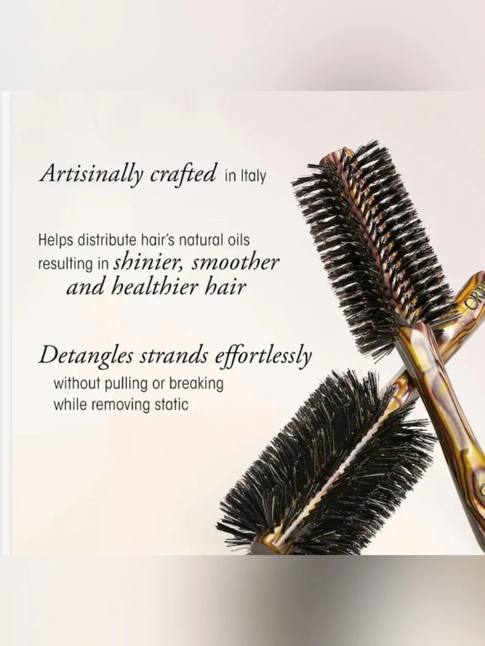 Oribe Medium Round Boar Bristle Hair Brush - NIB